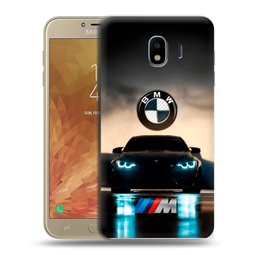 Пластиковый чехол на Samsung Galaxy J4 с принтом БМВ BMW Пластиковый чехол на Samsung Galaxy J4 с принтом БМВ BMW