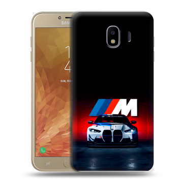 Пластиковый чехол на Samsung Galaxy J4 с принтом БМВ BMW Пластиковый чехол на Samsung Galaxy J4 с принтом БМВ BMW