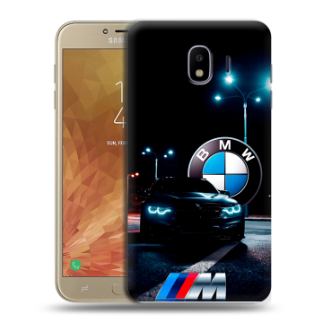 Пластиковый чехол на Samsung Galaxy J4 с принтом БМВ BMW Пластиковый чехол на Samsung Galaxy J4 с принтом БМВ BMW