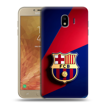 Пластиковый чехол на Samsung Galaxy J4 с принтом Барселона Barcelona Пластиковый чехол на Samsung Galaxy J4 с принтом Барселона Barcelona