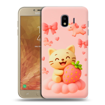 Пластиковый чехол на Samsung Galaxy J4 с принтом для девочек Пластиковый чехол на Samsung Galaxy J4 с принтом для девочек