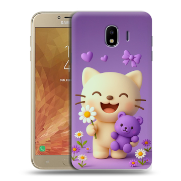Пластиковый чехол на Samsung Galaxy J4 с принтом для девочек Пластиковый чехол на Samsung Galaxy J4 с принтом для девочек
