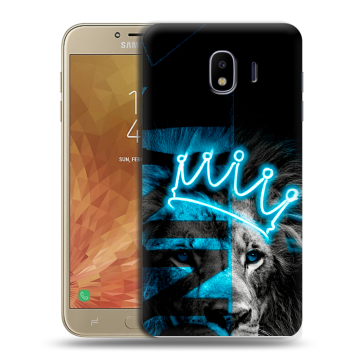 Пластиковый чехол на Samsung Galaxy J4 с принтом Король лев Пластиковый чехол на Samsung Galaxy J4 с принтом Король лев