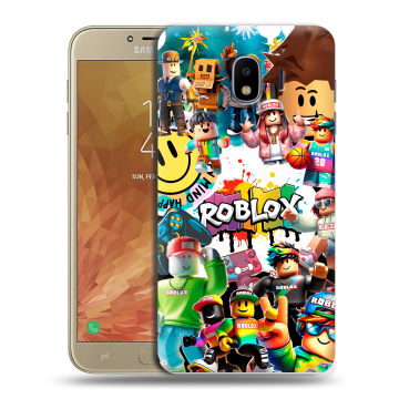 Пластиковый чехол на Samsung Galaxy J4 с принтом Roblox Роблокс Пластиковый чехол на Samsung Galaxy J4 с принтом Roblox Роблокс