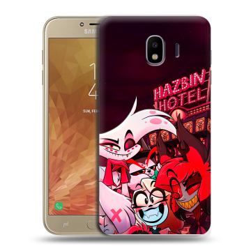 Пластиковый чехол на Samsung Galaxy J4 с принтом Hazbin Hotel Отель Хазбин Пластиковый чехол на Samsung Galaxy J4 с принтом Hazbin Hotel Отель Хазбин