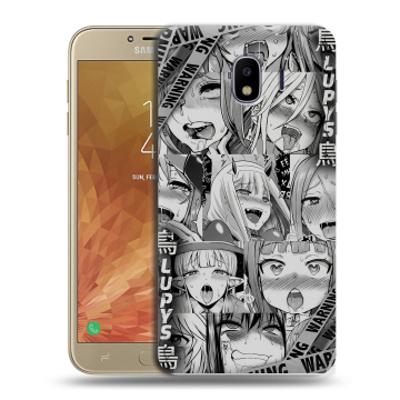 Пластиковый чехол на Samsung Galaxy J4 с принтом Ahegao Ахегао Аниме Пластиковый чехол на Samsung Galaxy J4 с принтом Ahegao Ахегао Аниме