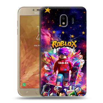 Пластиковый чехол на Samsung Galaxy J4 с принтом Roblox Роблокс Пластиковый чехол на Samsung Galaxy J4 с принтом Roblox Роблокс