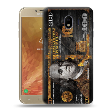 Пластиковый чехол на Samsung Galaxy J4 с принтом Доллар деньги Пластиковый чехол на Samsung Galaxy J4 с принтом Доллар деньги