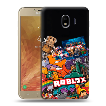 Пластиковый чехол на Samsung Galaxy J4 с принтом Roblox Роблокс Пластиковый чехол на Samsung Galaxy J4 с принтом Roblox Роблокс