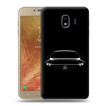 Пластиковый чехол на Samsung Galaxy J4 с принтом Mercedes Мерседес Пластиковый чехол на Samsung Galaxy J4 с принтом Mercedes Мерседес