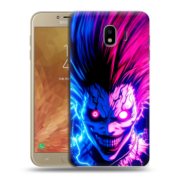 Пластиковый чехол на Samsung Galaxy J4 с принтом Death note Тетрадь смерти Пластиковый чехол на Samsung Galaxy J4 с принтом Death note Тетрадь смерти