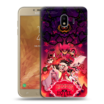 Пластиковый чехол на Samsung Galaxy J4 с принтом Hazbin Hotel Отель Хазбин Пластиковый чехол на Samsung Galaxy J4 с принтом Hazbin Hotel Отель Хазбин