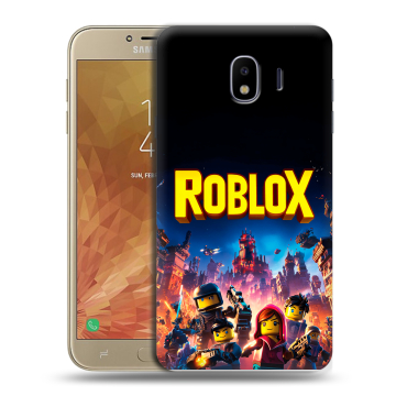 Пластиковый чехол на Samsung Galaxy J4 с принтом Roblox Роблокс Пластиковый чехол на Samsung Galaxy J4 с принтом Roblox Роблокс