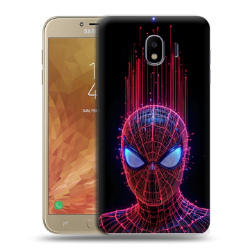 Пластиковый чехол на Samsung Galaxy J4 с принтом Spiderman Человек паук Пластиковый чехол на Samsung Galaxy J4 с принтом Spiderman Человек паук