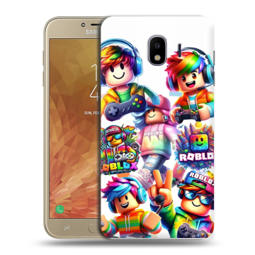 Пластиковый чехол на Samsung Galaxy J4 с принтом Roblox Роблокс Пластиковый чехол на Samsung Galaxy J4 с принтом Roblox Роблокс