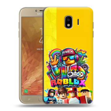 Пластиковый чехол на Samsung Galaxy J4 с принтом Roblox Роблокс Пластиковый чехол на Samsung Galaxy J4 с принтом Roblox Роблокс