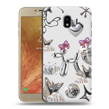 Пластиковый чехол на Samsung Galaxy J4 с принтом Y2K Пластиковый чехол на Samsung Galaxy J4 с принтом Y2K