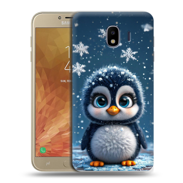 Пластиковый чехол на Samsung Galaxy J4 с принтом Новый год Пластиковый чехол на Samsung Galaxy J4 с принтом Новый год