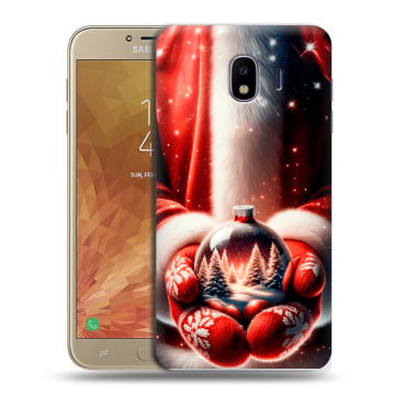 Пластиковый чехол на Samsung Galaxy J4 с принтом Новый год Пластиковый чехол на Samsung Galaxy J4 с принтом Новый год