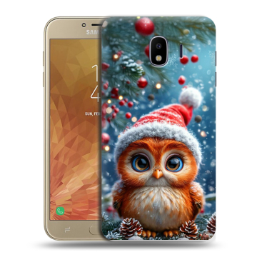 Пластиковый чехол на Samsung Galaxy J4 с принтом Новый год Пластиковый чехол на Samsung Galaxy J4 с принтом Новый год