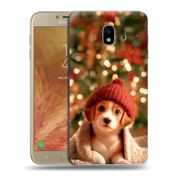 Пластиковый чехол на Samsung Galaxy J4 с принтом Новый год Пластиковый чехол на Samsung Galaxy J4 с принтом Новый год
