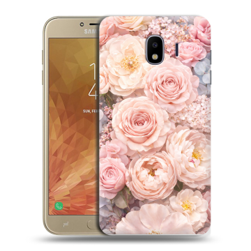 Пластиковый чехол на Samsung Galaxy J4 с принтом женский Пластиковый чехол на Samsung Galaxy J4 с принтом женский