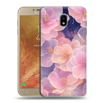 Пластиковый чехол на Samsung Galaxy J4 с принтом женский Пластиковый чехол на Samsung Galaxy J4 с принтом женский