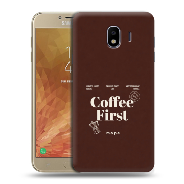 Пластиковый чехол на Samsung Galaxy J4 с принтом женский Пластиковый чехол на Samsung Galaxy J4 с принтом женский