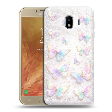 Пластиковый чехол на Samsung Galaxy J4 с принтом женский Пластиковый чехол на Samsung Galaxy J4 с принтом женский