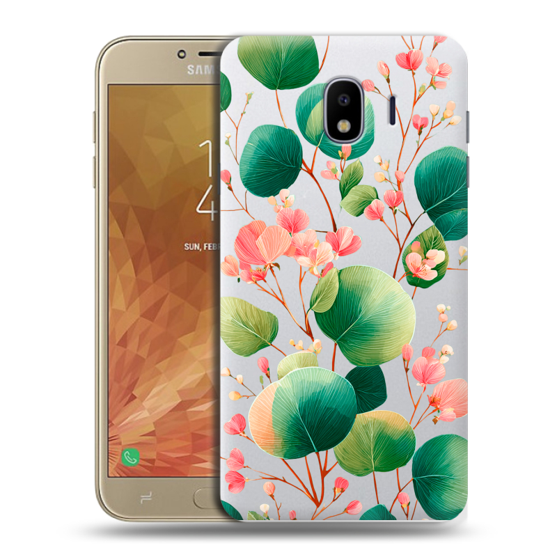 Пластиковый чехол на Samsung Galaxy J4 с принтом женский Пластиковый чехол на Samsung Galaxy J4 с принтом женский