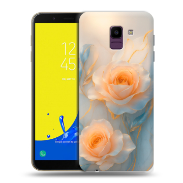 Силиконовый чехол на Samsung Galaxy J6 с принтом Женский