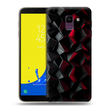 Силиконовый чехол на Samsung Galaxy J6 с принтом Абстракция Силиконовый чехол на Samsung Galaxy J6 с принтом Абстракция