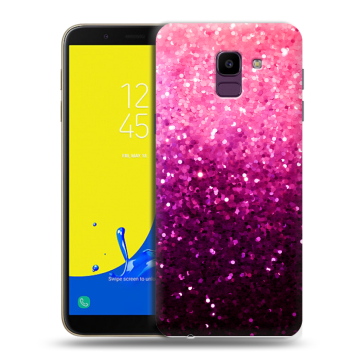 Силиконовый чехол на Samsung Galaxy J6 с принтом Блестки Силиконовый чехол на Samsung Galaxy J6 с принтом Блестки