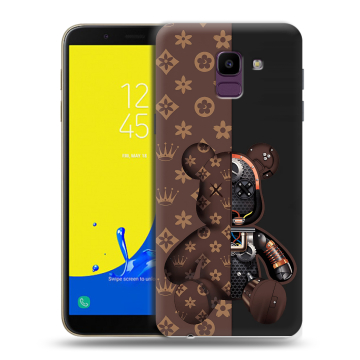 Силиконовый чехол на Samsung Galaxy J6 с принтом Луи робот Силиконовый чехол на Samsung Galaxy J6 с принтом Луи робот
