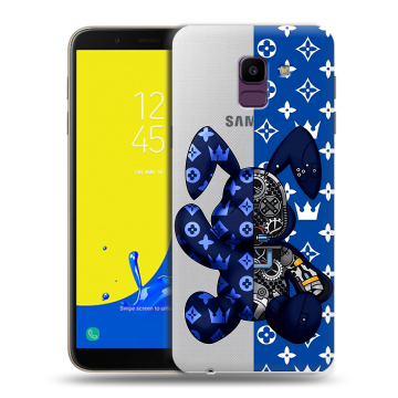 Силиконовый чехол на Samsung Galaxy J6 с принтом Луи робот Силиконовый чехол на Samsung Galaxy J6 с принтом Луи робот