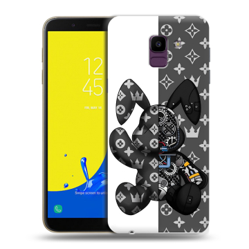 Силиконовый чехол на Samsung Galaxy J6 с принтом Луи робот Силиконовый чехол на Samsung Galaxy J6 с принтом Луи робот