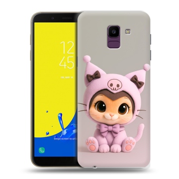 Силиконовый чехол на Samsung Galaxy J6 с принтом Куроми Kuromi Силиконовый чехол на Samsung Galaxy J6 с принтом Куроми Kuromi