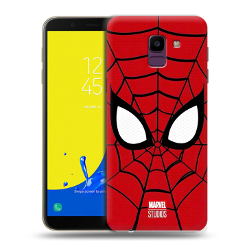 Силиконовый чехол на Samsung Galaxy J6 с принтом человек паук spiderman Силиконовый чехол на Samsung Galaxy J6 с принтом человек паук spiderman