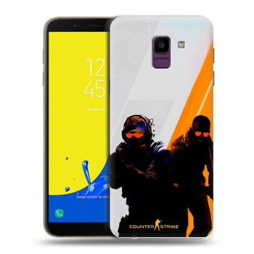 Силиконовый чехол на Samsung Galaxy J6 с принтом Контер страйк Counter strike Силиконовый чехол на Samsung Galaxy J6 с принтом Контер страйк Counter strike