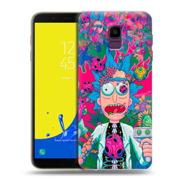 Силиконовый чехол на Samsung Galaxy J6 с принтом Рик и Морти Rick Morty Силиконовый чехол на Samsung Galaxy J6 с принтом Рик и Морти Rick Morty