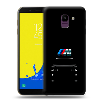 Силиконовый чехол на Samsung Galaxy J6 с принтом БМВ BMW Силиконовый чехол на Samsung Galaxy J6 с принтом БМВ BMW