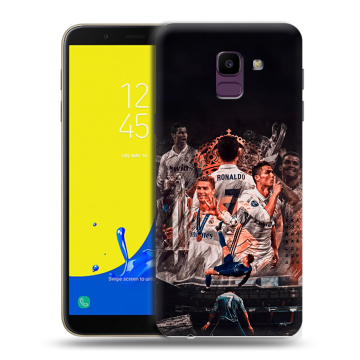 Силиконовый чехол на Samsung Galaxy J6 с принтом Реал Роналдо Real Ronaldo Силиконовый чехол на Samsung Galaxy J6 с принтом Реал Роналдо Real Ronaldo