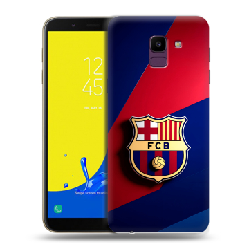 Силиконовый чехол на Samsung Galaxy J6 с принтом Барселона Barcelona Силиконовый чехол на Samsung Galaxy J6 с принтом Барселона Barcelona