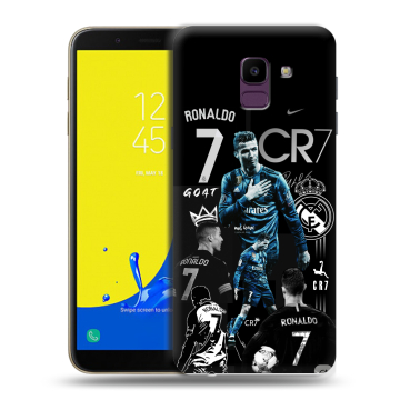 Силиконовый чехол на Samsung Galaxy J6 с принтом Реал Роналдо Силиконовый чехол на Samsung Galaxy J6 с принтом Реал Роналдо