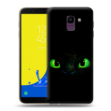 Силиконовый чехол на Samsung Galaxy J6 с принтом Как приручить дракона Силиконовый чехол на Samsung Galaxy J6 с принтом Как приручить дракона