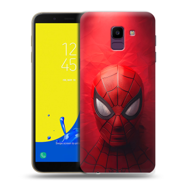 Силиконовый чехол на Samsung Galaxy J6 с принтом Spiderman Человек паук Силиконовый чехол на Samsung Galaxy J6 с принтом Spiderman Человек паук