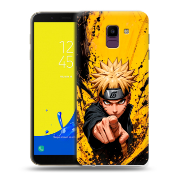Силиконовый чехол на Samsung Galaxy J6 с принтом Naruto Наруто Силиконовый чехол на Samsung Galaxy J6 с принтом Naruto Наруто
