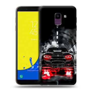 Силиконовый чехол на Samsung Galaxy J6 с принтом BMW БМВ Силиконовый чехол на Samsung Galaxy J6 с принтом BMW БМВ