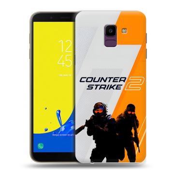 Силиконовый чехол на Samsung Galaxy J6 с принтом Counter Strike Силиконовый чехол на Samsung Galaxy J6 с принтом Counter Strike