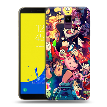 Силиконовый чехол на Samsung Galaxy J6 с принтом Gravity Falls Гравити Фолз Силиконовый чехол на Samsung Galaxy J6 с принтом Gravity Falls Гравити Фолз